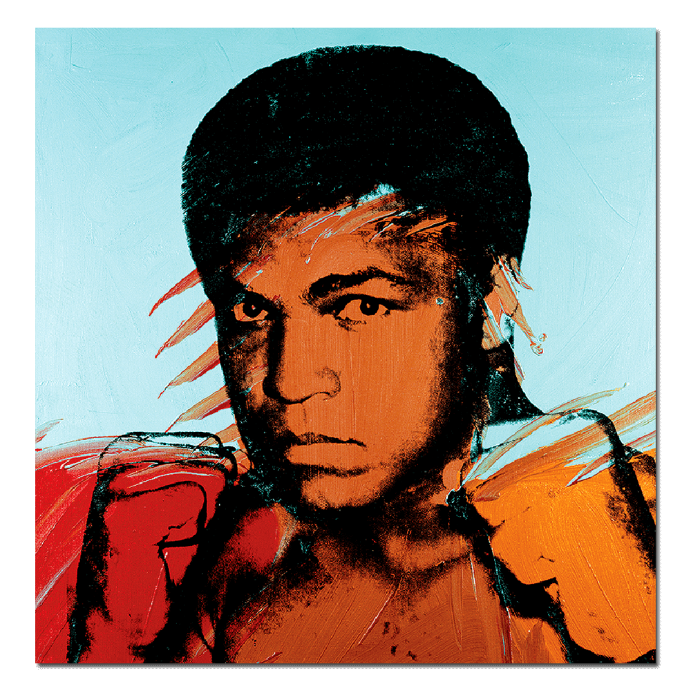 Muhammad Ali // Andy Warhol - Die-Cut Sticker