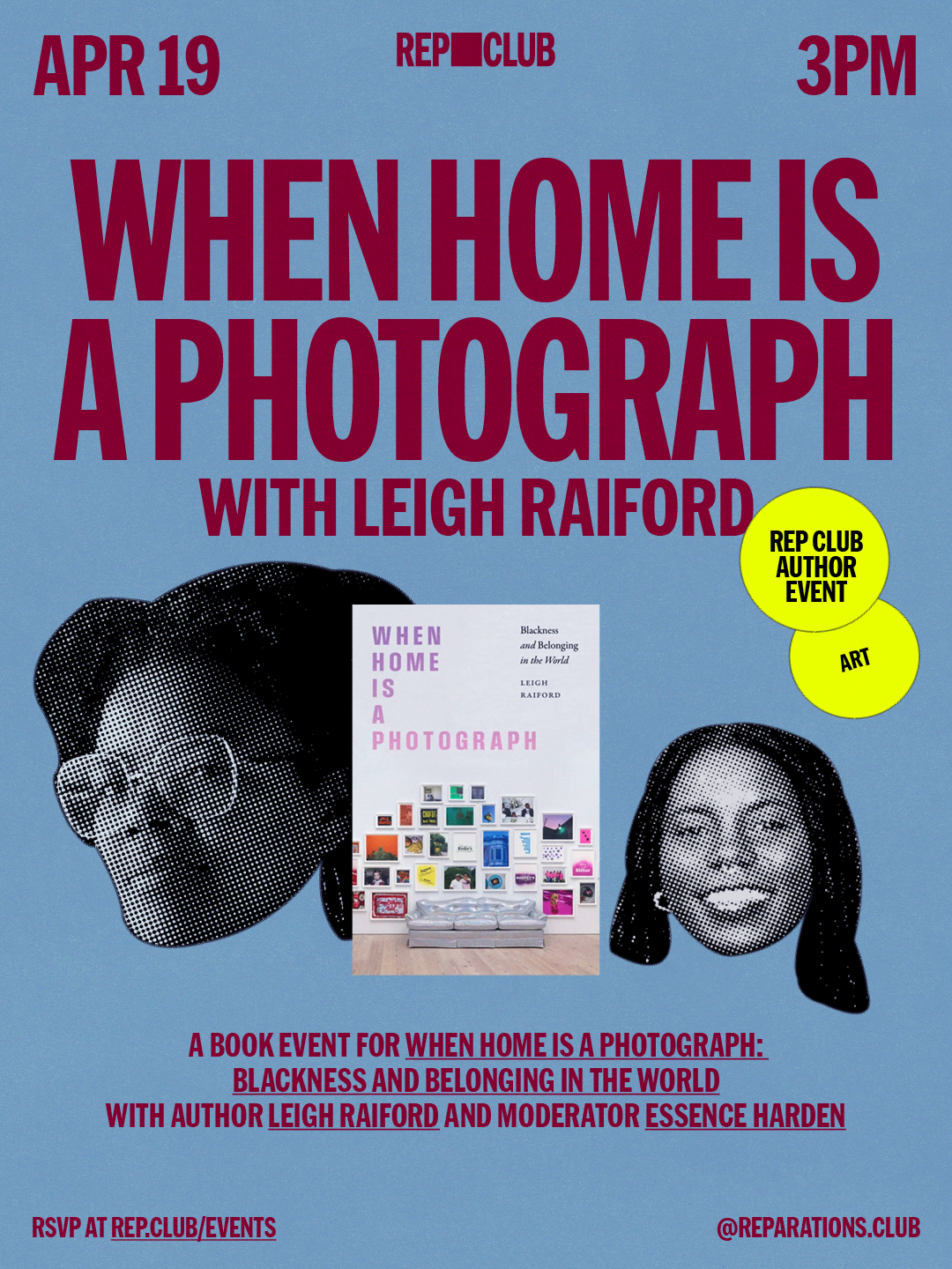 April 19 EVENT: When Home Is A Photograph w/ Leigh Raiford & Essence Harden