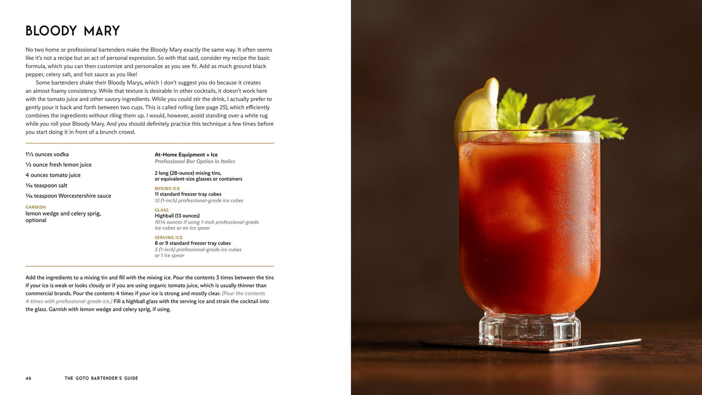 The Goto Bartender's Guide // A Philosophy of Cocktails, Hospitality, and How to Make Great Drinks Every Time (Pre-order, Oct 6 2026)