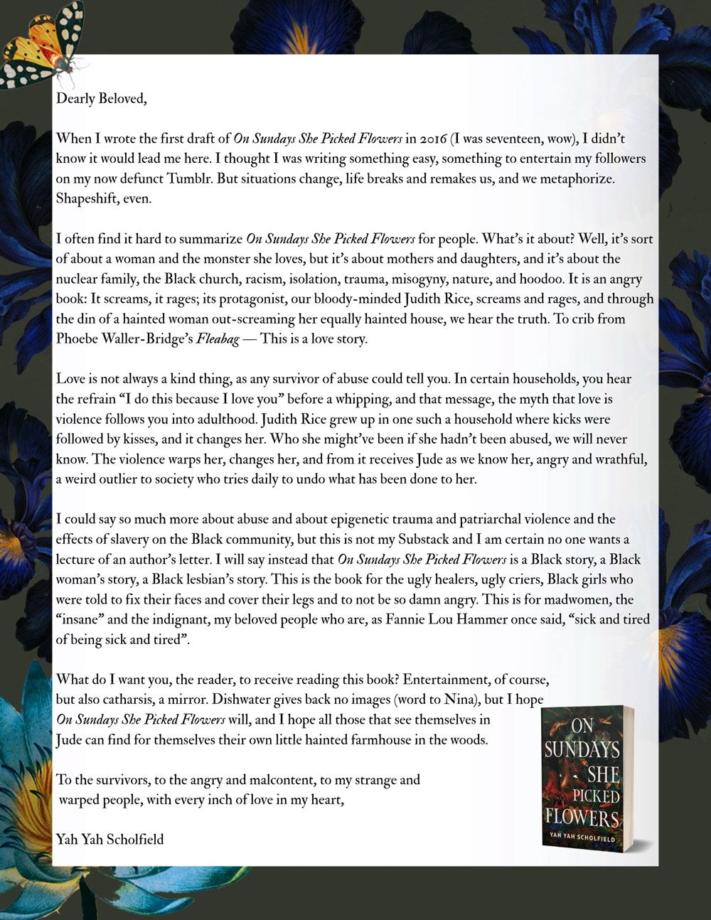 On Sundays She Picked Flowers // (Pre-Order, Jan 27 2026)