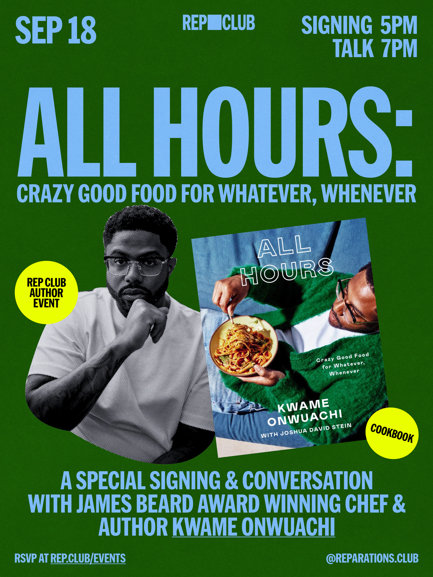 Sep 18th EVENT: All Hours w/ Kwame Onwuachi & Ava DuVernay