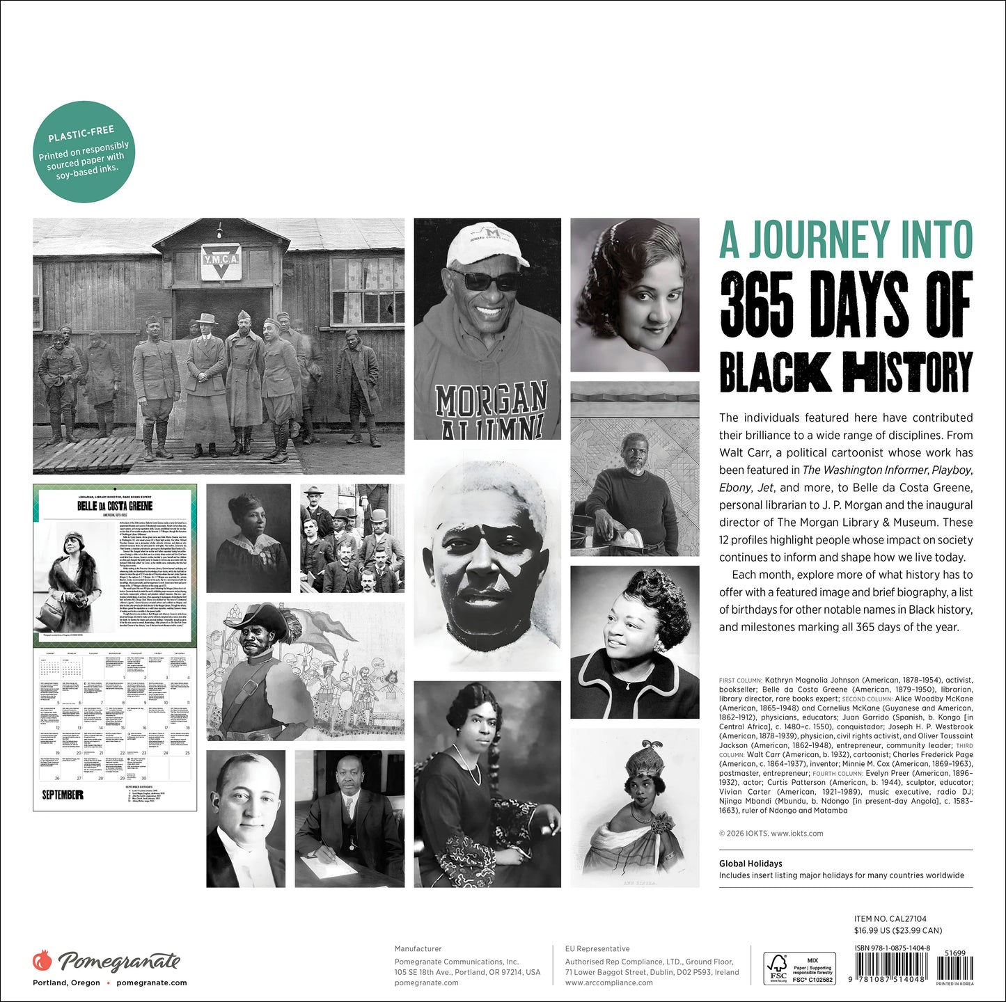 A Journey into 365 Days of Black History // 2027 Wall Calendar (Pre-Order, Summer 2026)