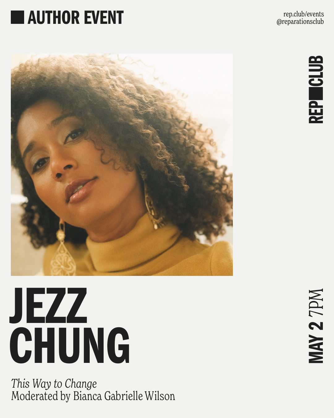 May 2nd EVENT: This Way to Change // Jezz Chung + Bianca Wilson