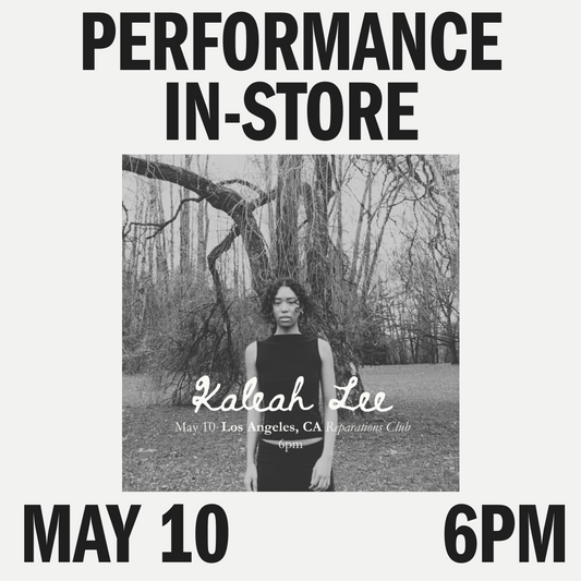 IN STORE May 10th EVENT: KALEAH LEE