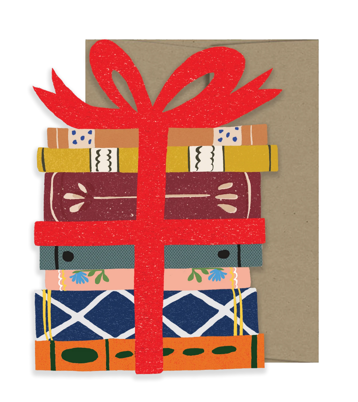 Book Lovers // Die Cut Card