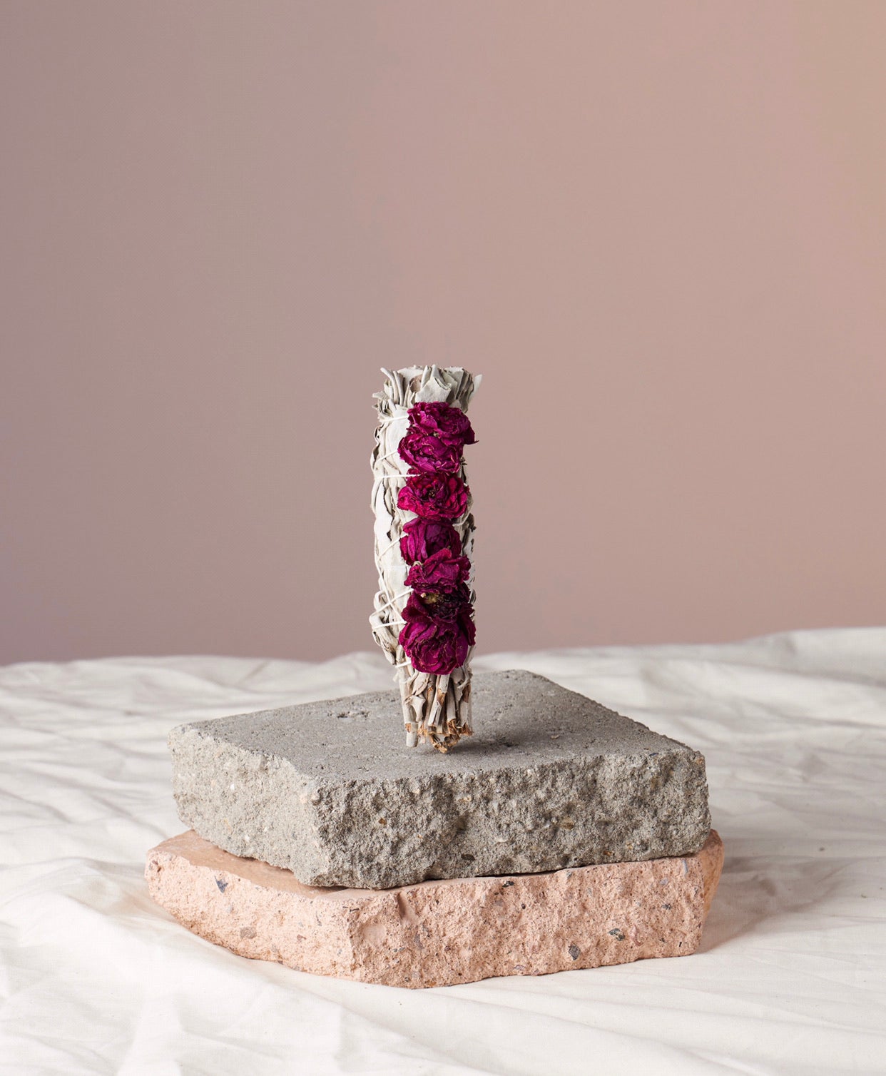 White Sage + Rose Smoke Stick