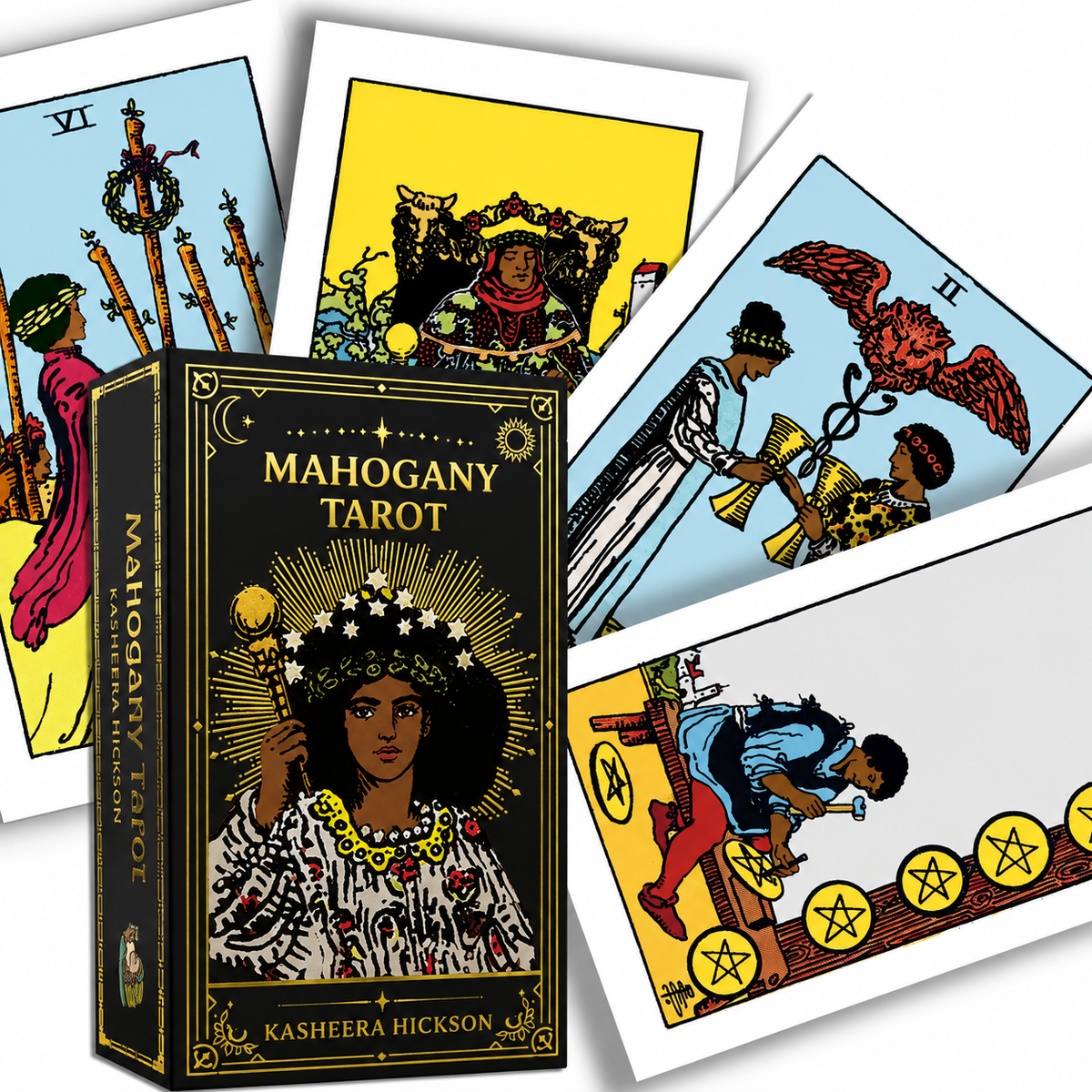 Mahogany Tarot Deck // African American Tarot - 3rd Edition
