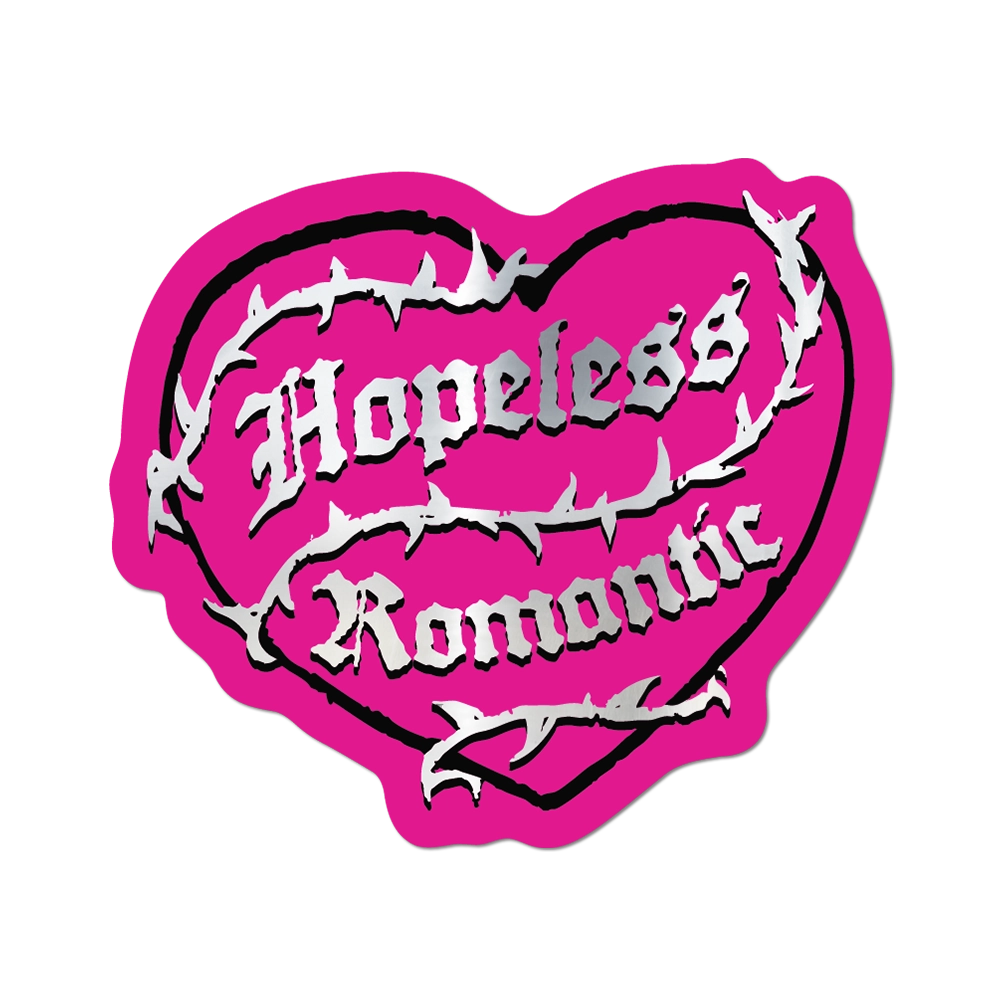 Hopeless Romantic // Apply - Die-Cut Sticker