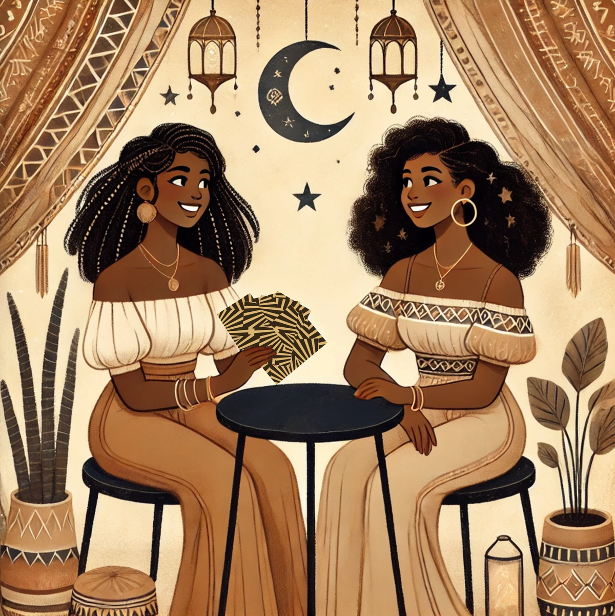 Mahogany Tarot Deck // African American Tarot - 3rd Edition
