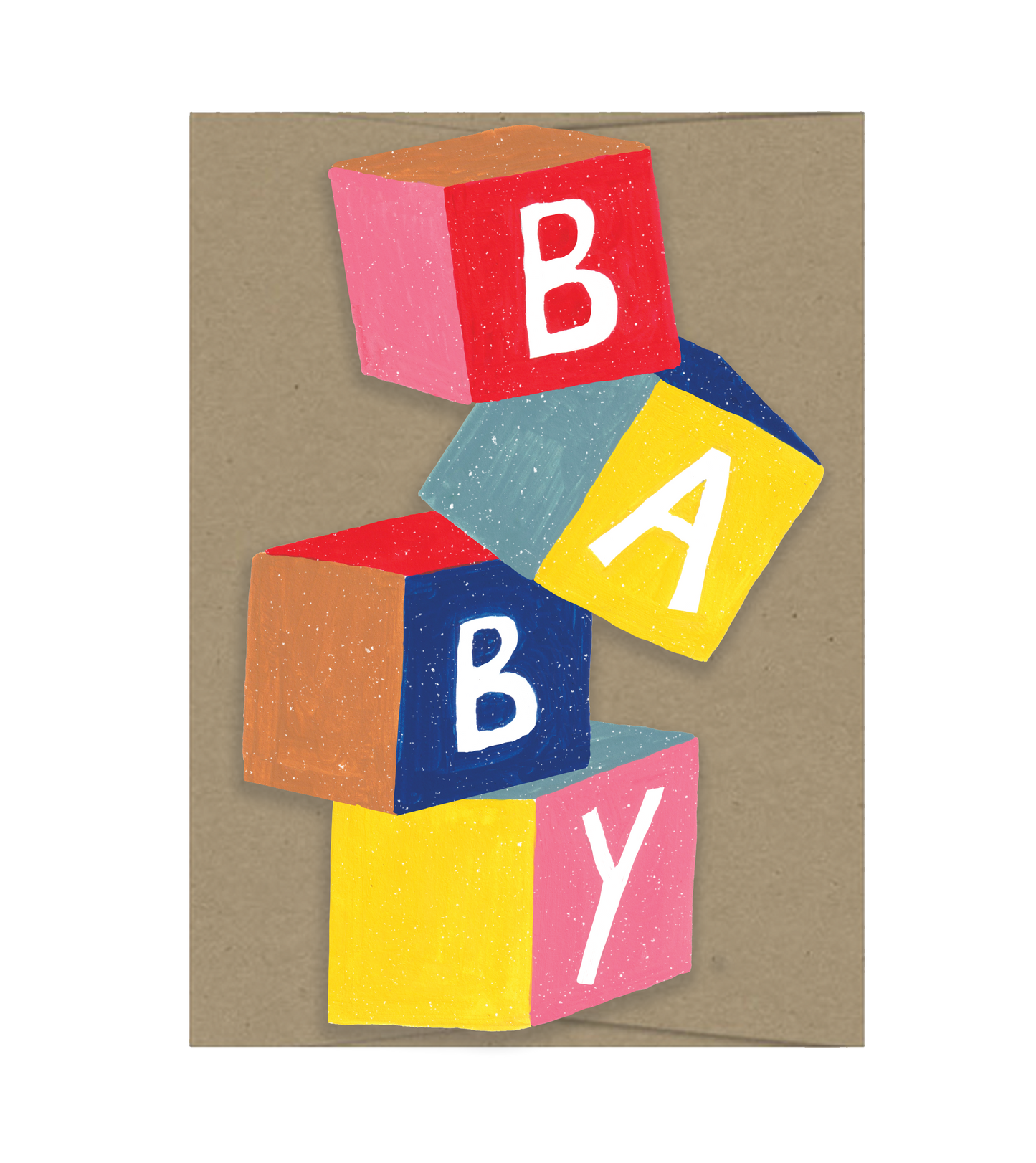 Baby Cubes - Die Cut Card