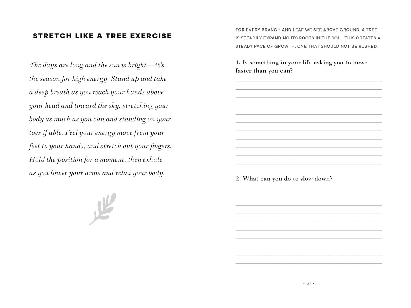 Seasons of Growth // A Journal for Well-Being Inspired by Trees