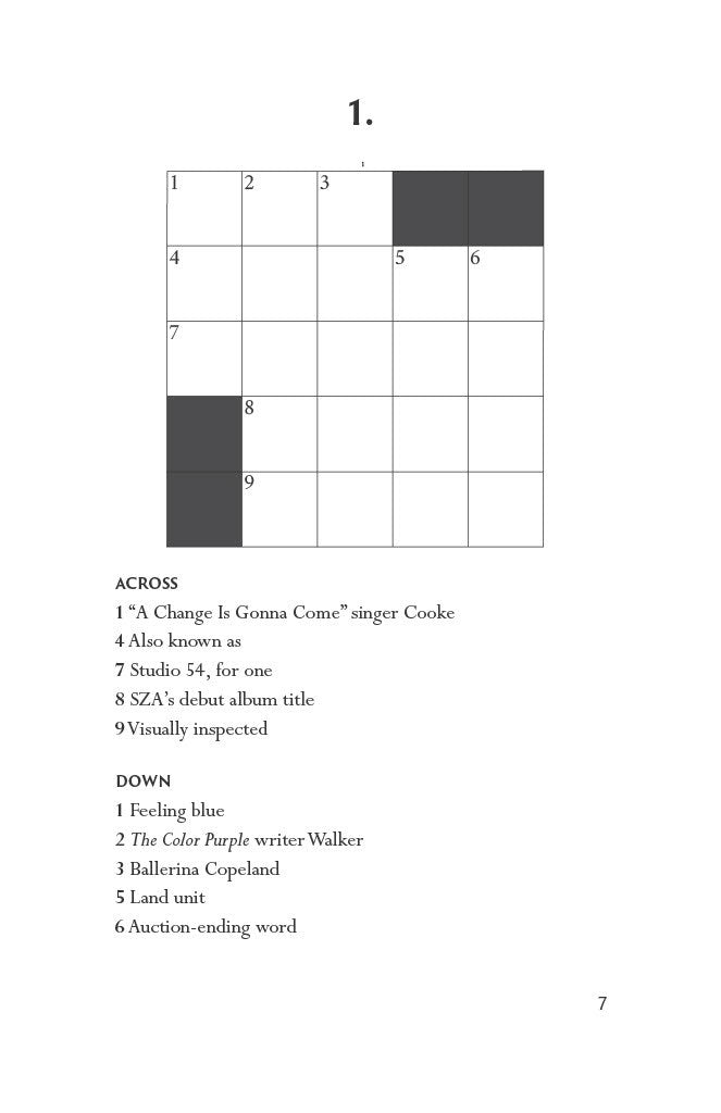Black Crossword // 100 Mini Puzzles Celebrating the African Diaspora