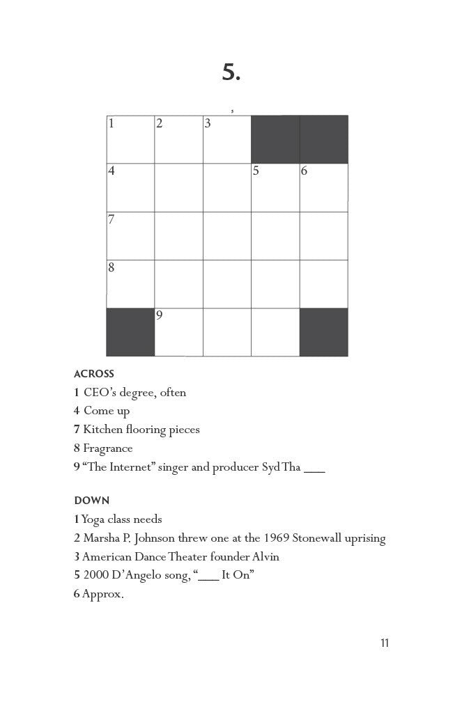 Black Crossword // 100 Mini Puzzles Celebrating the African Diaspora