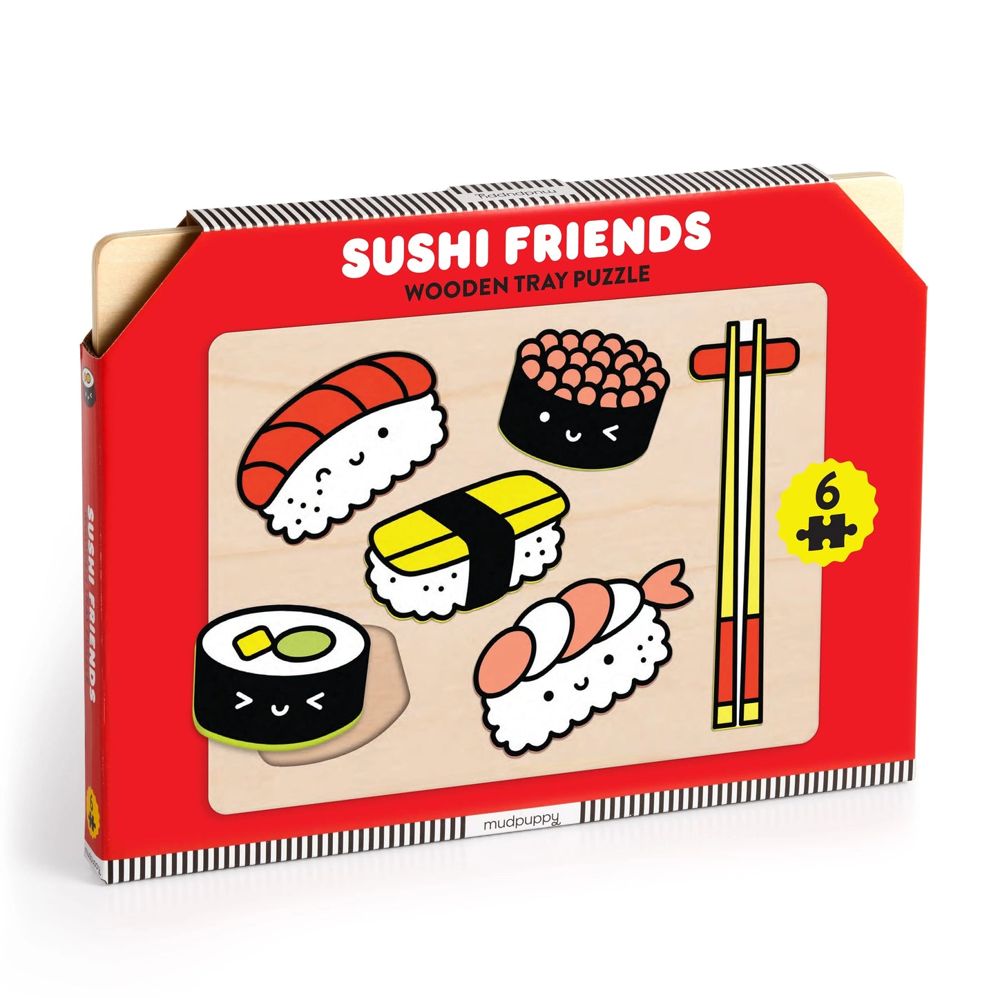 Sushi Friends // Wooden Tray Puzzle