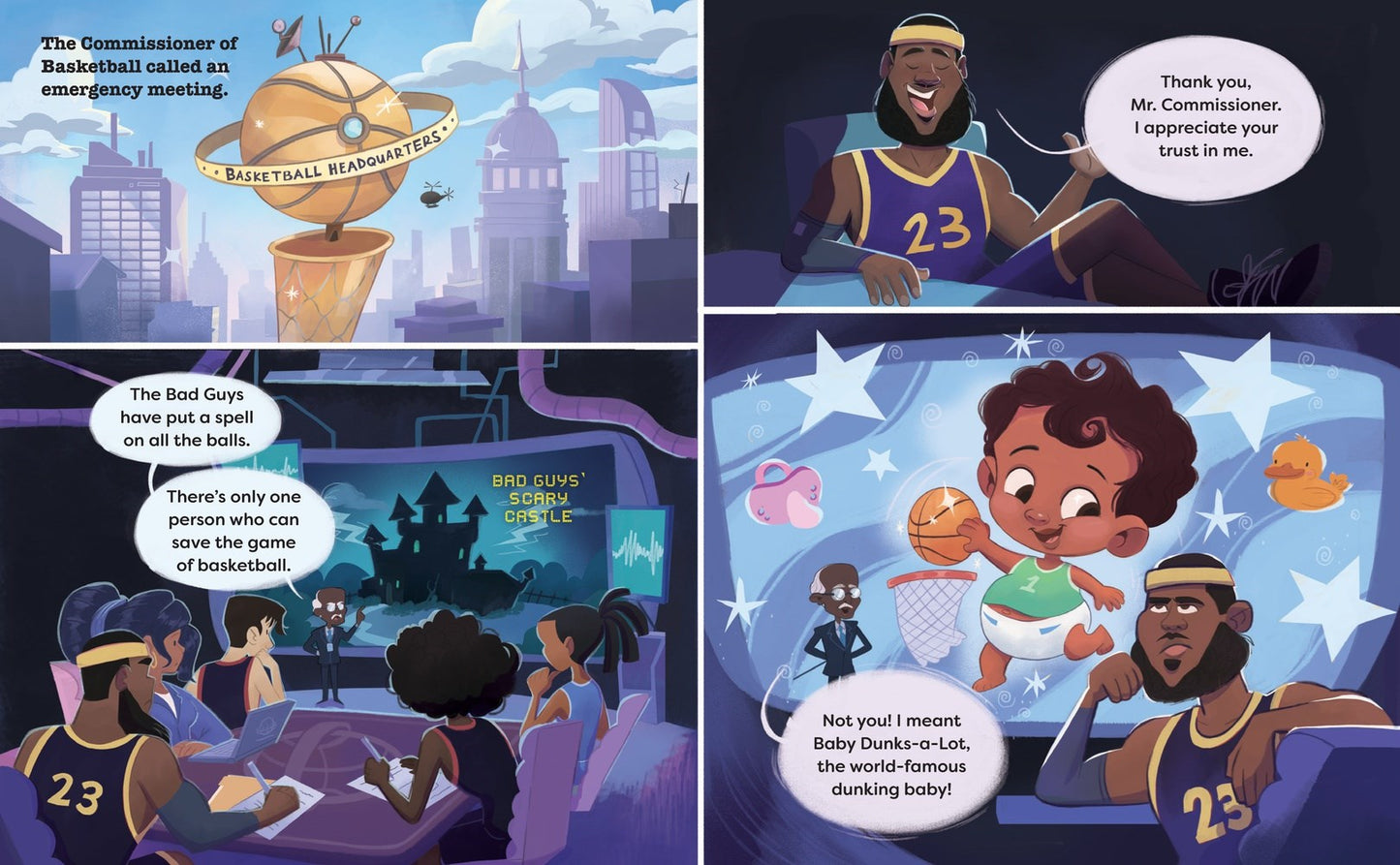 Baby Dunks-A-Lot // The Day the Basketballs Stopped Bouncing: A Picture Book