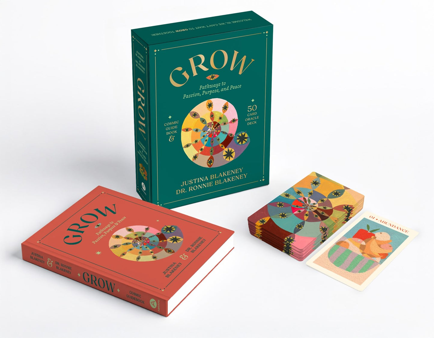 Grow // Pathways to Passion, Purpose & Peace Guidebook & Oracle Deck