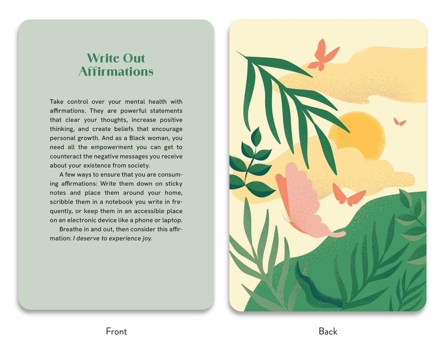 Self-Care for Black Women Deck // 50 Empowering Activities to Radically Accept & Prioritize Your Mind, Body, & Soul