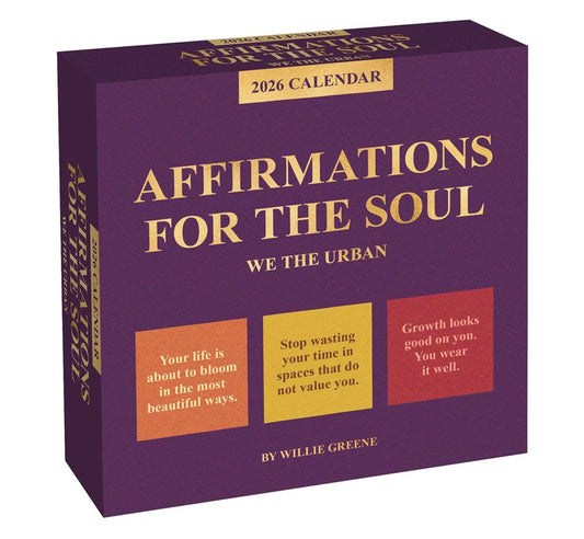 We the Urban 2026 Day-to-Day Calendar: // Affirmations for the Soul