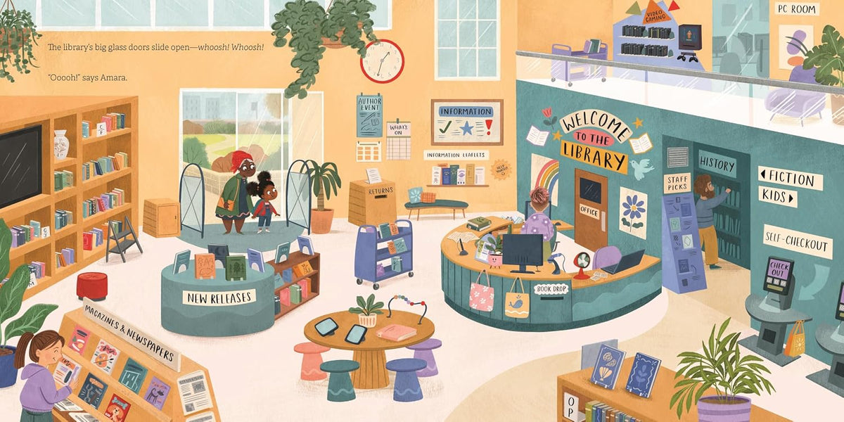 Amara Visits the Library