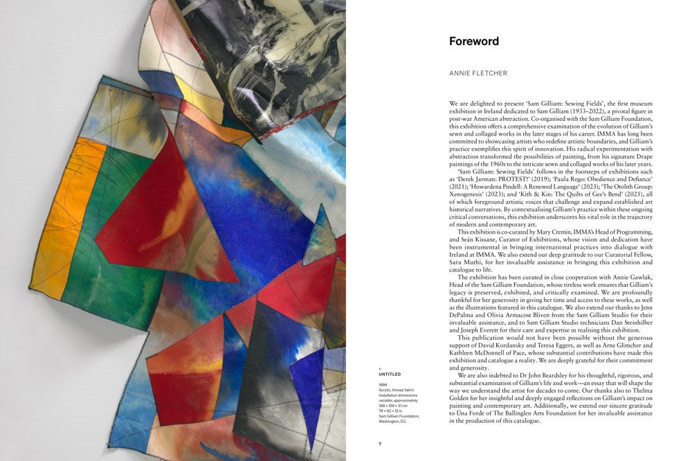 Sam Gilliam // Sewing Fields