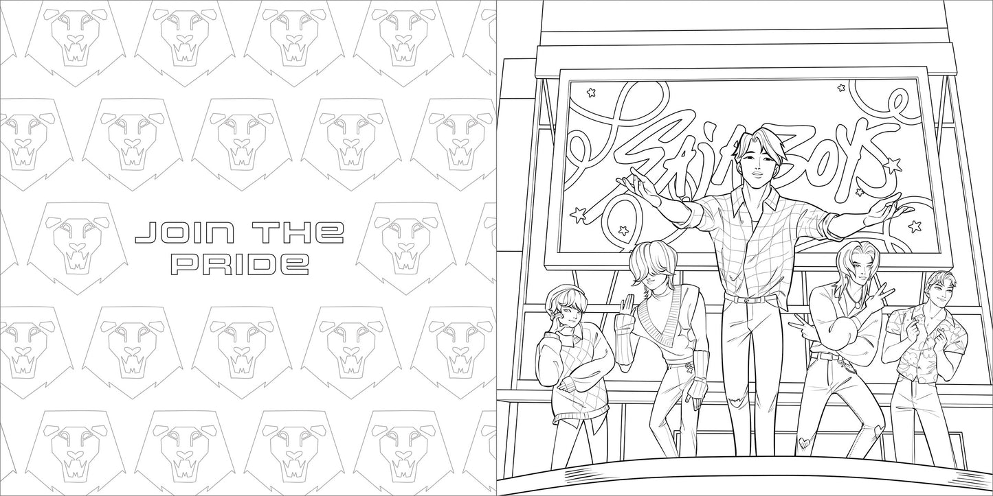 KPop Demon Hunters // The Official Deluxe Coloring Book (Pre-order, July 14 2026)