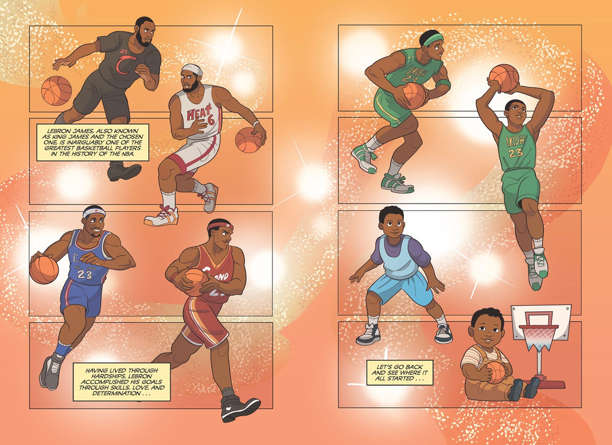 Sports Superstars // King James (Lebron James Graphic Novel Biography) (Pre-order, Feb 2 2027)