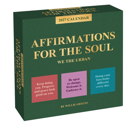 We the Urban 2027 Day-To-Day Calendar // Affirmations for the Soul (Pre-order, July 21 2026)