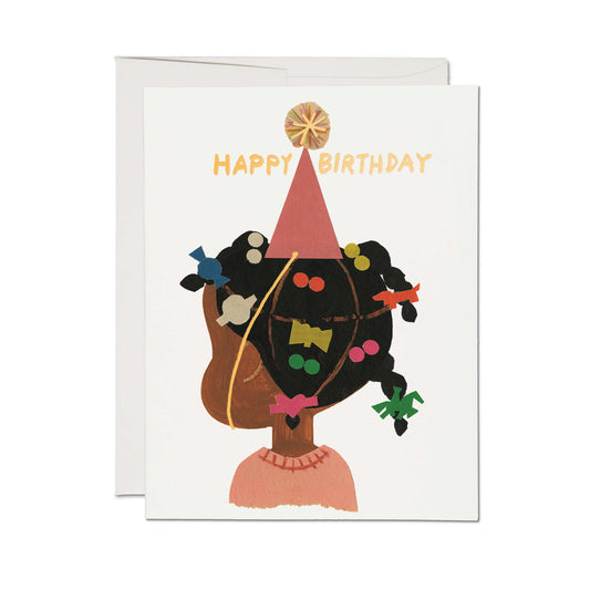 Birthday Girl Barettes // Greeting Card