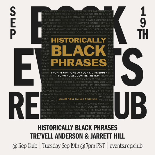 Sep 19 EVENT: Historically Black Phrases: Jeopardy Edition // Tre'vell Anderson + jarrett hill