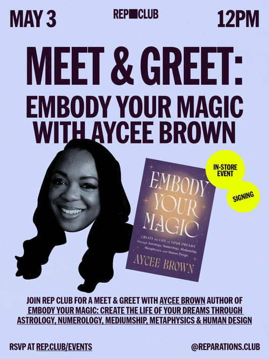 May 3rd SIGNING: Embody Your Magic w/ Aycee Brown