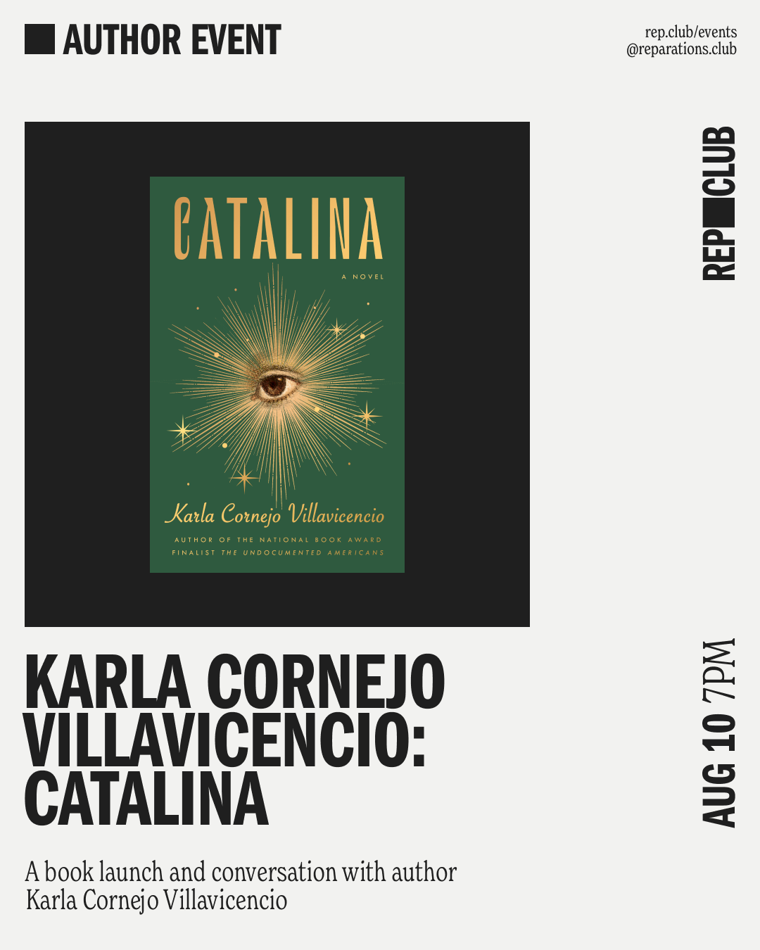 Aug 10th EVENT: Catalina // Karla Cornejo Villavicencio