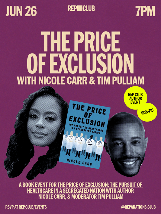 June 26 EVENT: The Price of Exclusion w/ Nicole Carr & Tim Pulliam