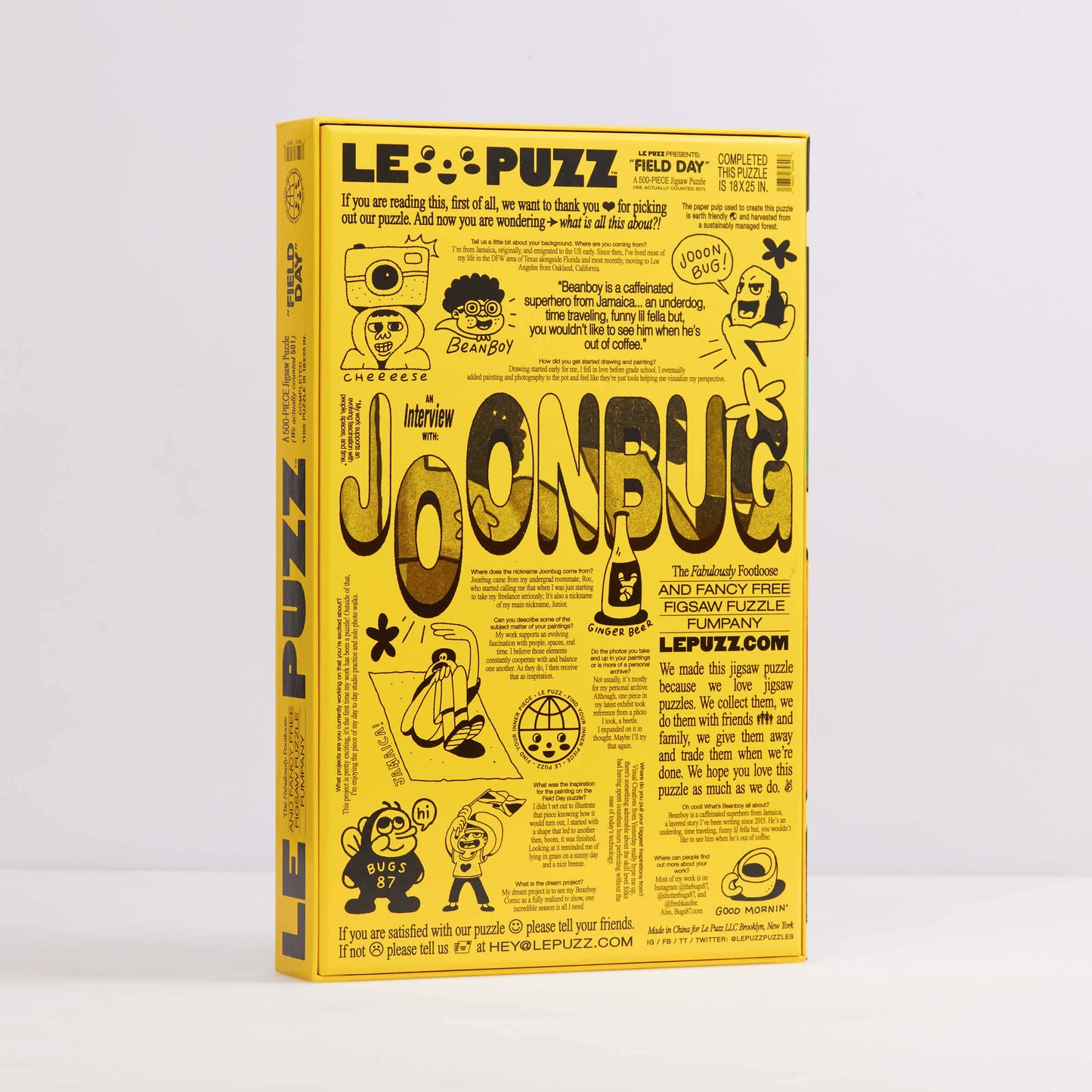 Joonbug x Le Puzz // Field Day 500 pc Puzzle (Pre-Order, Aug 2026)
