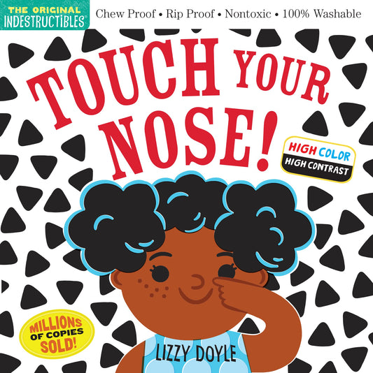 Touch Your Nose! // Chew Proof - Rip Proof - Nontoxic - 100% Washable (Indestructibles)