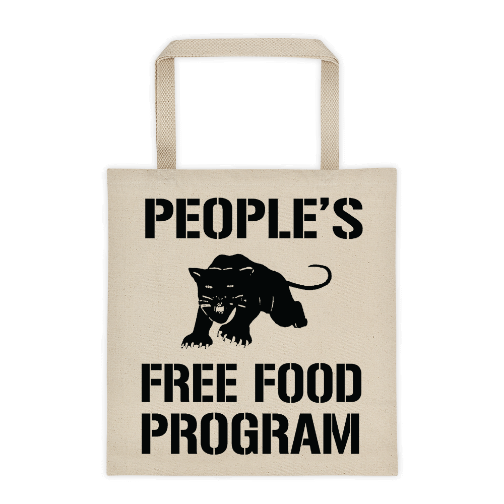 Panther's Free Food Program Tote // (Back-Order March 15 2024)