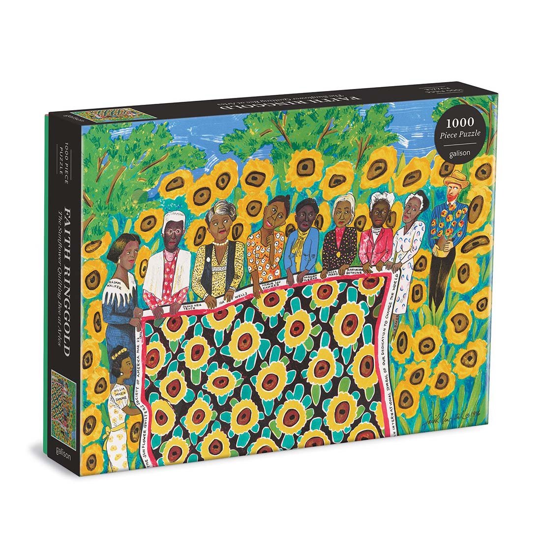 Faith Ringgold the Sunflower Quilting Bee at Arles Puzzle // 1000 Piece