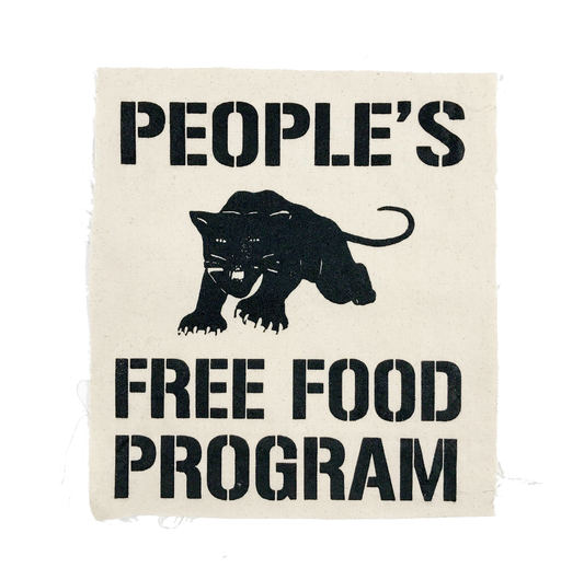Panther's Free Food Program Patch